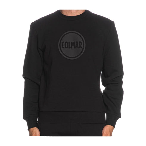 Colmar Felpa girocollo Felpa Uomo logo tono su tono Nero A24 - COLMARMU62471WX - 99 - M - Francavilla Moda